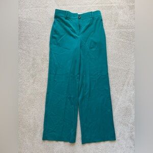 Ann Taylor teal slacks NWT